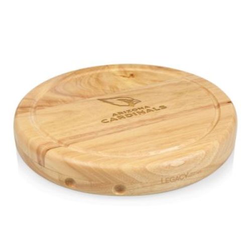 Toscana NFL Circo Cheese Board and Knife Set, Brown