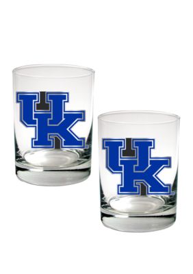 Great American Products NCAA Set of 2 Rocks Glasses, 0.14 Ounces