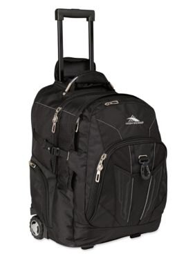 High Sierra XBT Rolling Carry-On Computer Backpack, Black