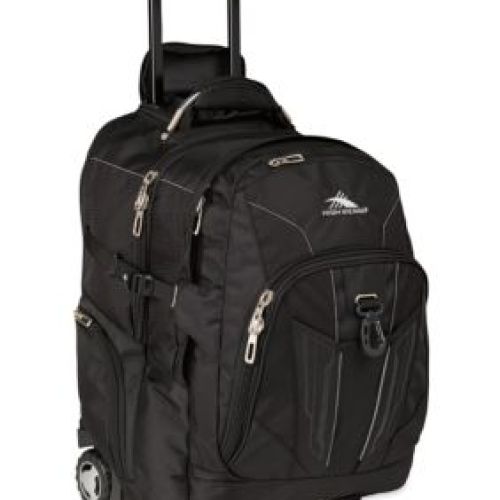 High Sierra XBT Rolling Carry-On Computer Backpack, Black