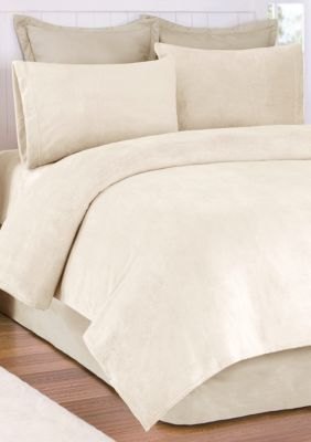 90 by Design Lab Soloft Plush Micro Raschel Full Sheet Set Fitted 54-in. x 75