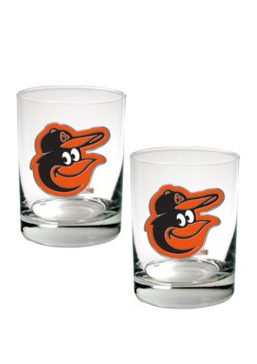Great American Products MLB Rocks Glass Set of 2, 0.14 Ounces