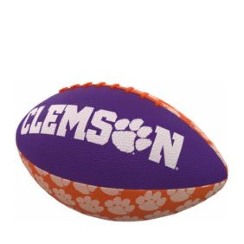 Logo Brands Clemson Mini Size Football, Orange