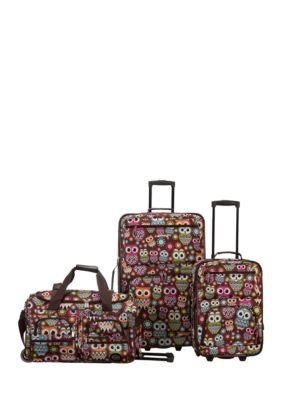 Rockland 3 Piece Expandable Luggage Set