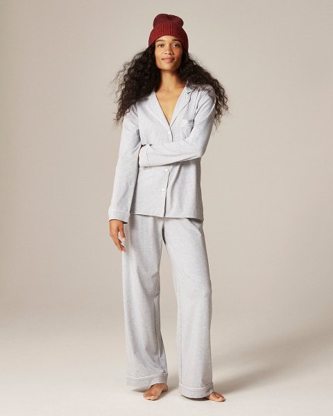 Dreamy cotton-blend pajama pant
