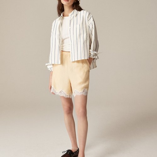 tienne cropped button-up shirt