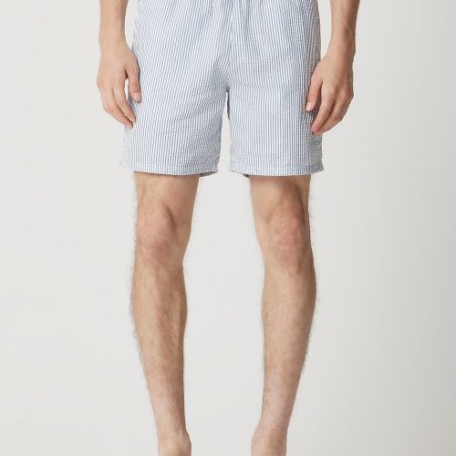 mesh-lined swim trunk