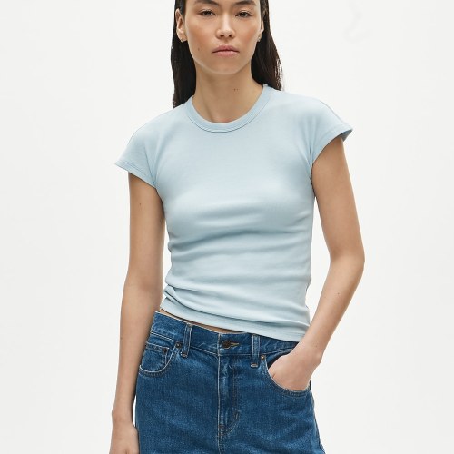 Perfect rib long-sleeve T-shirt