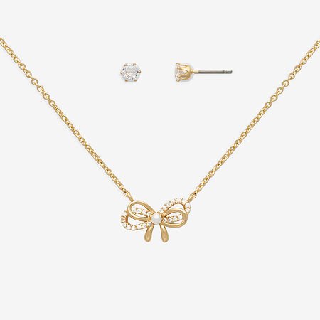 Womens Cubic Zirconia 2-pc. Jewelry Set, One