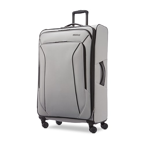 28 Inch Expandable Checked Spinner Luggage, One