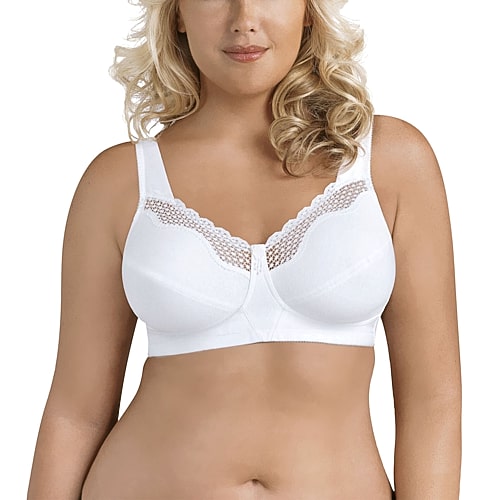 Exquisite Form Fully Full Coverage Unlined Wireless Full Coverage Bra