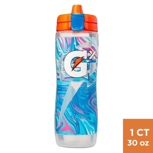 Gatorade GX 30oz Plastic Water Bottle – Marble Blue: BPA-Free, Portable Drinkware