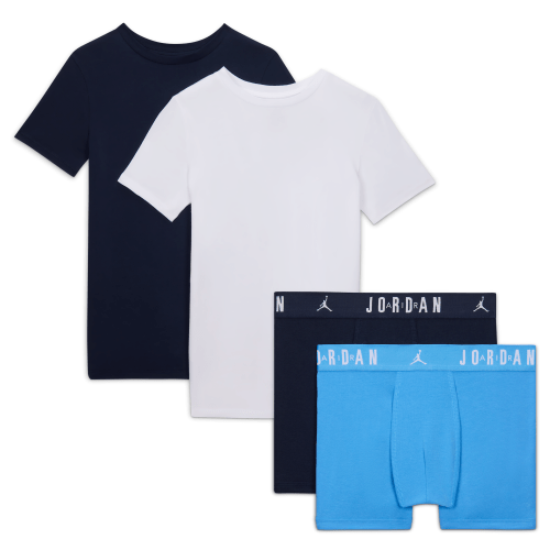 Jordan Big Kids 4-Piece Basics Set in Multicolor | 9J0799-695