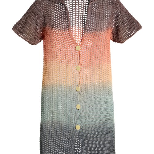 All That Remains Exclusive Floyd Crocheted Cotton Mini Shirt Dress Moda Operandi