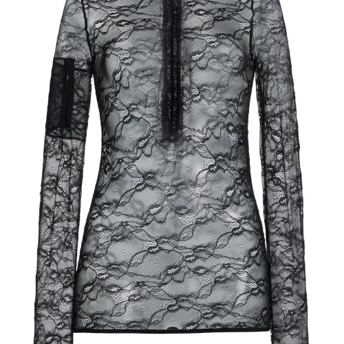 Courrges Lace Mockneck Top Moda Operandi