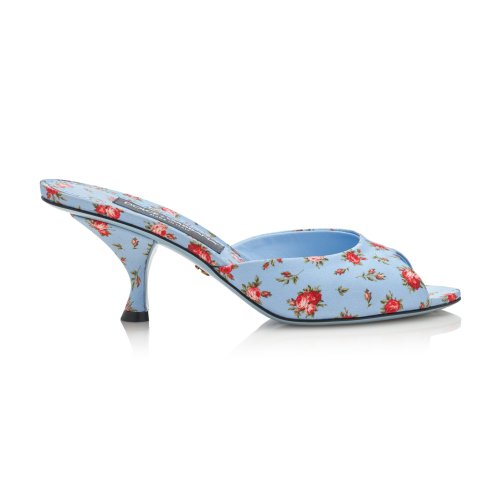 Dolce & Gabbana Rose-Print 60mm Mules – Moda Operandi