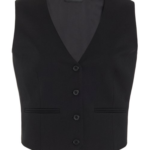 Wardrobe.NYC Cropped Wool Vest Moda Operandi