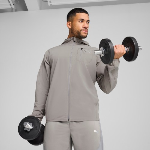 PUMA Training Mens Woven Jacket in Black, Size S