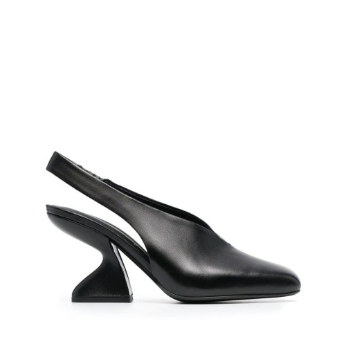 Ferragamo Arlene 85 Patent Slingback Pumps