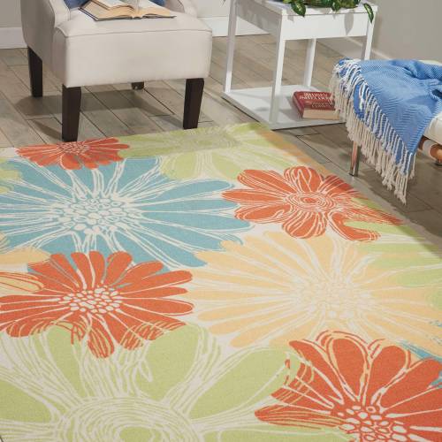 Home & Garden Outdoor Multicolor 8 x 11 Rug