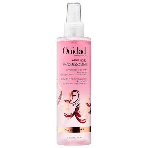Ouidad Advanced Climate Control Anti-Frizz Restore & Revive Bi-Phase Spray for Curly Hair 6.8 oz/200 ml