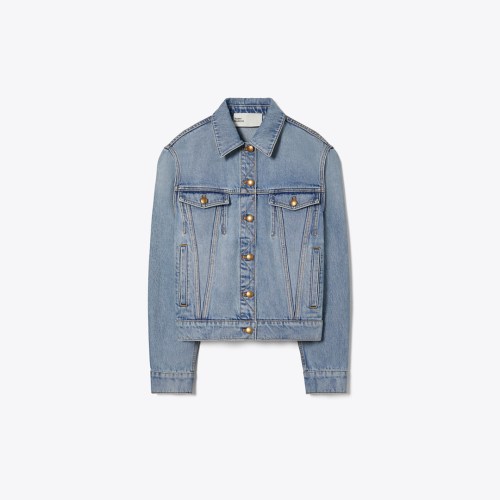 Tory Burch Denim Jacket with Pockets