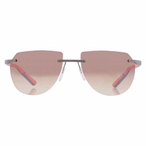 McLaren Blue Mirror Oval Unisex Sunglasses MLMS-85S02 C04 55