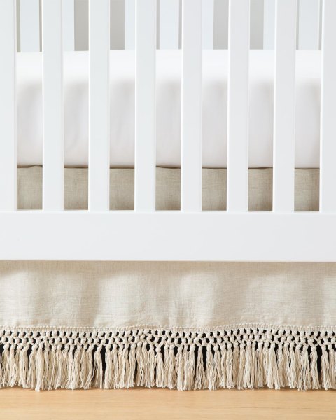 Macram Crib Skirt