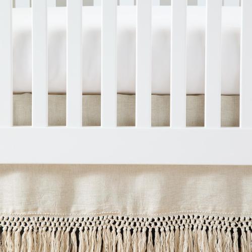 Macram Crib Skirt