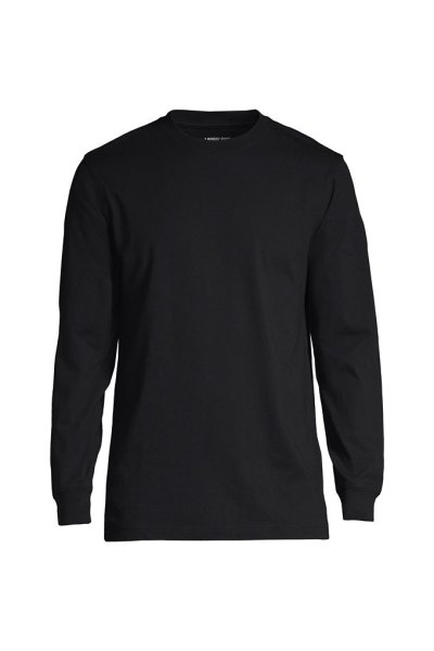 Mens Super-T Long Sleeve T-Shirt Lands End