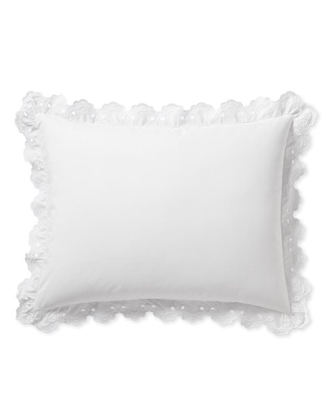 Antibes Eyelet Percale Sham