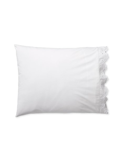 Antibes Eyelet Percale Pillowcases (Set of 2)