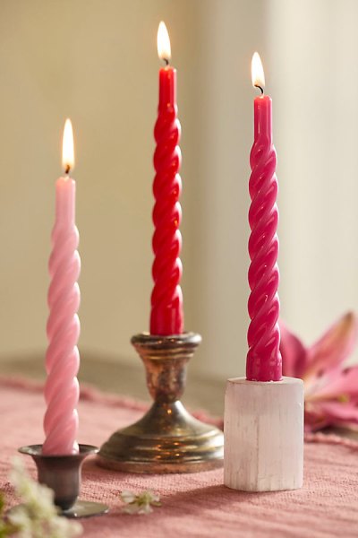 Twisty Tapers, Set of 6 Pinks