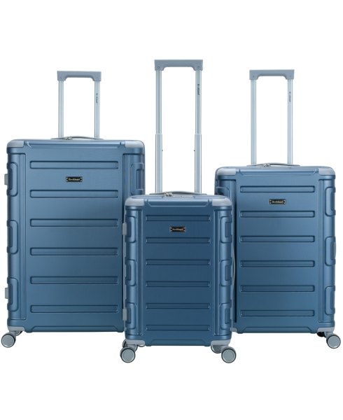 Rockland Boston 3pc Hardside Luggage Set - Navy