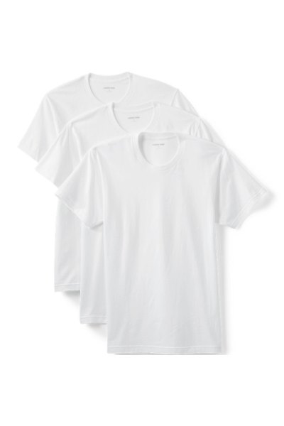 Mens Crewneck Undershirt 3 Pack Lands End
