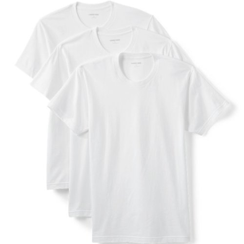 Mens Crewneck Undershirt 3 Pack Lands End