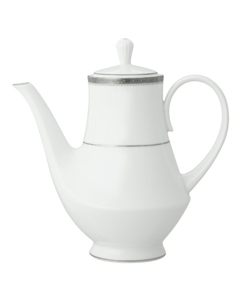 Noritake Charlotta Platinum Coffee Server, 49 oz - Platinum