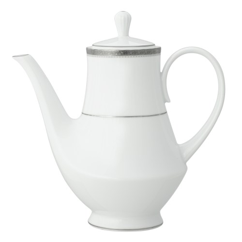 Noritake Charlotta Platinum Coffee Server, 49 oz – Platinum