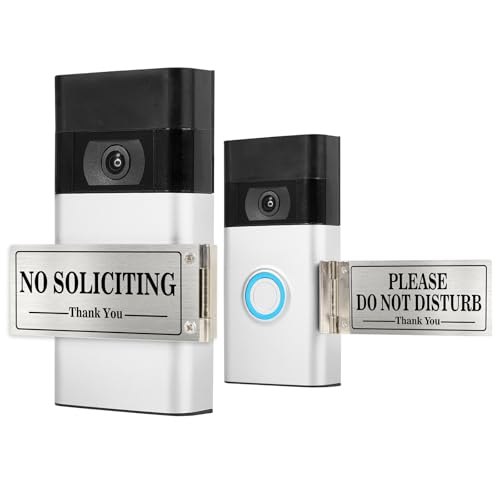 Do Not Disturb Sign for Doorbell – Rotatable