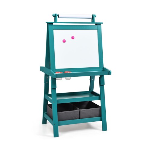 3 in 1 Double-Sided Storage Art Easel – Green