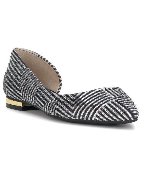 I.n.c. International Concepts Womens Airi dOrsay Pointed-Toe Flats, Created for Macys - Multi Maze Bling