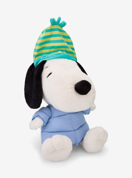 Peanuts Snoopy Puffer Jacket Plush Backpack