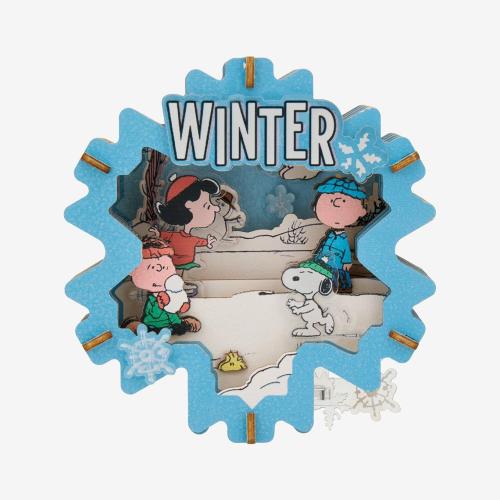 Puremind Peanuts Winter Snowflake Puzzle