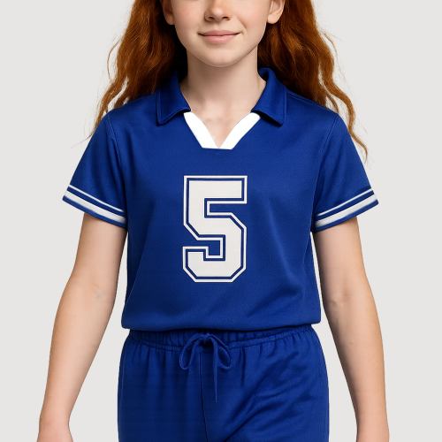 Girls Short Sleeve Polo