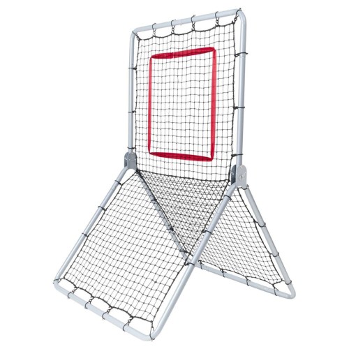 Sevorley Baseball Softball Rebounder Net, 3.5×6 ft Pitchback with 5 Adjustable