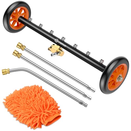 2-in-1 Undercarriage Pressure Washer Attachment,24 Inch