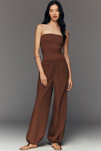 Strapless Twofer Jumpsuit