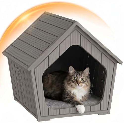 Cat Litter Box Enclosure, Indoor & Outdoor Cat Hous