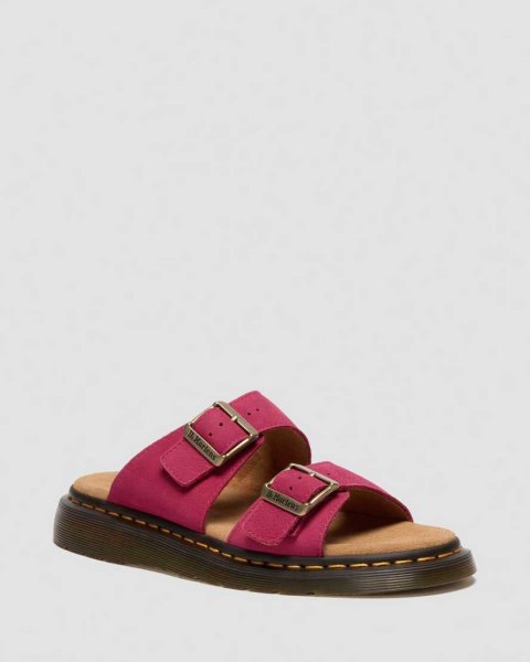 Josef Nubuck Leather Slide Sandals