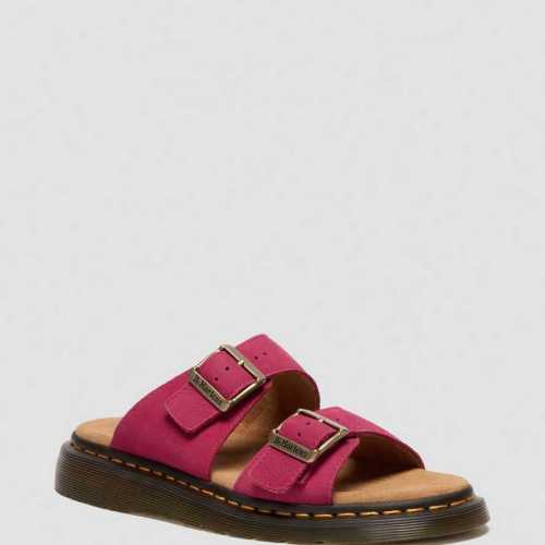 Josef Nubuck leather slide sandals